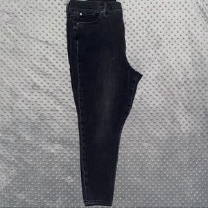 Gap Women’s True Skinny Black Denim Ankle Jeans